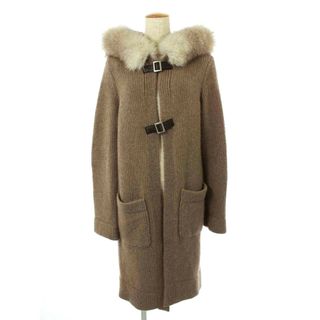 フォクシーブティック(FOXEY BOUTIQUE)のフォクシーブティック コート Knit Coat Teddy Fan ITLXQ88W0UZC(その他)