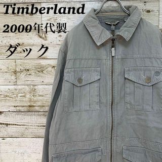 ティンバーランド(Timberland)の【w46】USA古着ティンバーランド00sY2Kジャケットフルジップワークダック(その他)