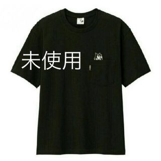 ジーユー(GU)の【未使用】 フィリックス　L ビッグT　黒 gu　ポケット付(Tシャツ/カットソー(半袖/袖なし))