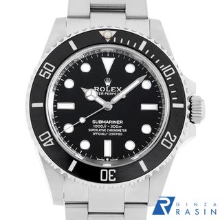 ロレックス(ROLEX)のロレックス サブマリーナ ノンデイト 124060 ブラック ランダム番 メンズ 中古 腕時計(腕時計(アナログ))