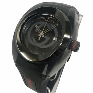 グッチ(Gucci)の未使用 グッチ 時計  SYNCコレクション 137.1　ブラック GUCCI(腕時計(アナログ))