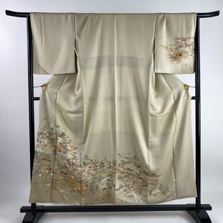 訪問着 身丈156cm 裄丈69cm 正絹 名品 【中古】(着物)