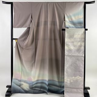 訪問着 身丈168.5cm 裄丈65.5cm 正絹 美品 秀品 【中古】(着物)