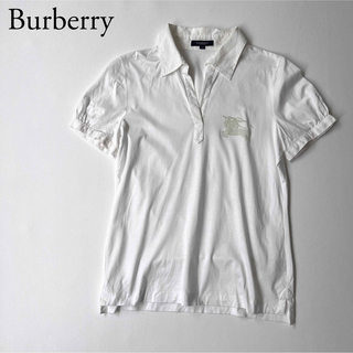 バーバリー(BURBERRY)のBurberry バーバリー　ポロシャツ　Tシャツ　カットソー　ロゴ(Tシャツ(半袖/袖なし))