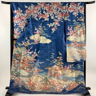 振袖 身丈165.5cm 裄丈66cm 正絹 秀品 【中古】(着物)