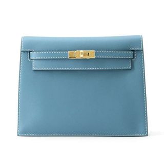 エルメス(Hermes)のエルメス ショルダーバッグ ケリーダンス2 ニューブルージーン/ゴールド金具 スイフト B刻印(ショルダーバッグ)