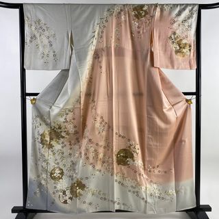 訪問着 身丈158.5cm 裄丈63.5cm 正絹 名品 【中古】(着物)