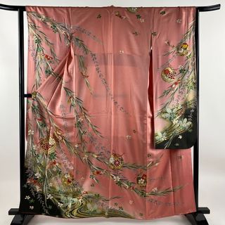 振袖 身丈160.5cm 裄丈63cm 正絹 名品 【中古】(着物)