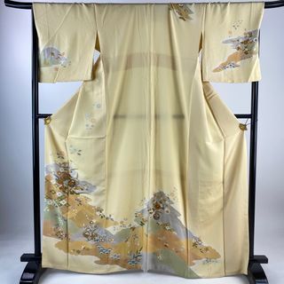 訪問着 身丈166cm 裄丈68.5cm 正絹 美品 逸品 【中古】(着物)