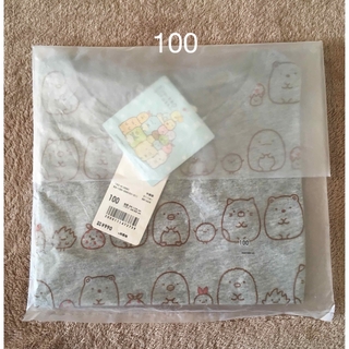 ユニクロ(UNIQLO)の☆ すみっコぐらし　ユニクロ　グラフィックT(半袖)　グレー　100(Tシャツ/カットソー)