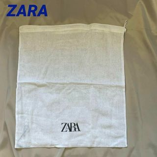 ザラ(ZARA)のZARA 布製 巾着 ポーチ 35x32センチ(ショップ袋)