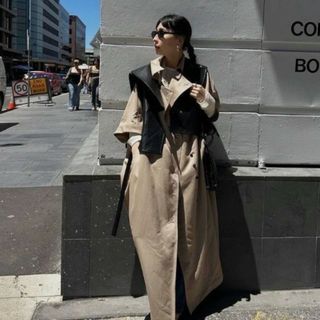 アメリヴィンテージ(Ameri VINTAGE)のAmeriVINTAGE TRENCH MULTI WAY LONG VEST(トレンチコート)