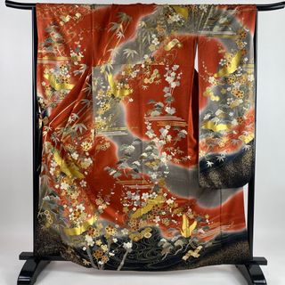 振袖 身丈163cm 裄丈67cm 正絹 名品 【中古】(着物)