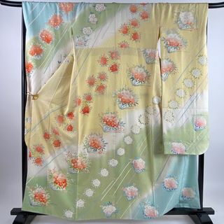 振袖 身丈160cm 裄丈69cm 正絹 名品 【中古】(着物)