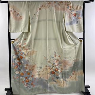 訪問着 身丈167cm 裄丈66.5cm 正絹 名品 【中古】(着物)