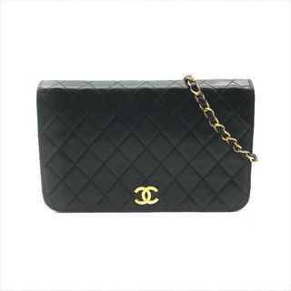 CHANEL - 美品 CHANEL シャネル ココマーク マトラッセ ラムスキン プッシュロック チェーン ショルダー バッグ ブラック a3586