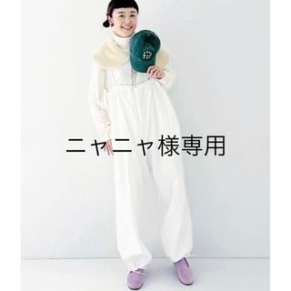 ネストローブ(nest Robe)のfofofofa KINCHAKU salopette / off white(サロペット/オーバーオール)