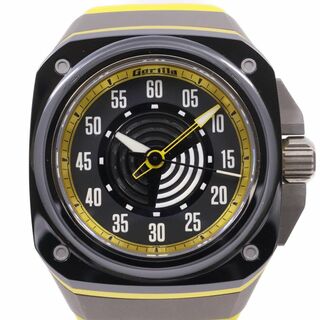 ゴリラ(gorilla)のGORILLA ゴリラ ファストバック スティンガーイエロー 自動巻き メンズ 腕時計 純正ラバーベルト FBY10.0.015(腕時計(アナログ))