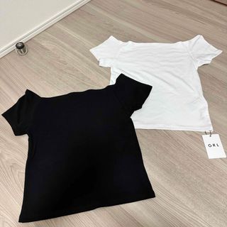 GRL グレイル オフショルダーTシャツ