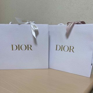 クリスチャンディオール(Christian Dior)のDior ショップ袋　　2枚セット(ノベルティグッズ)