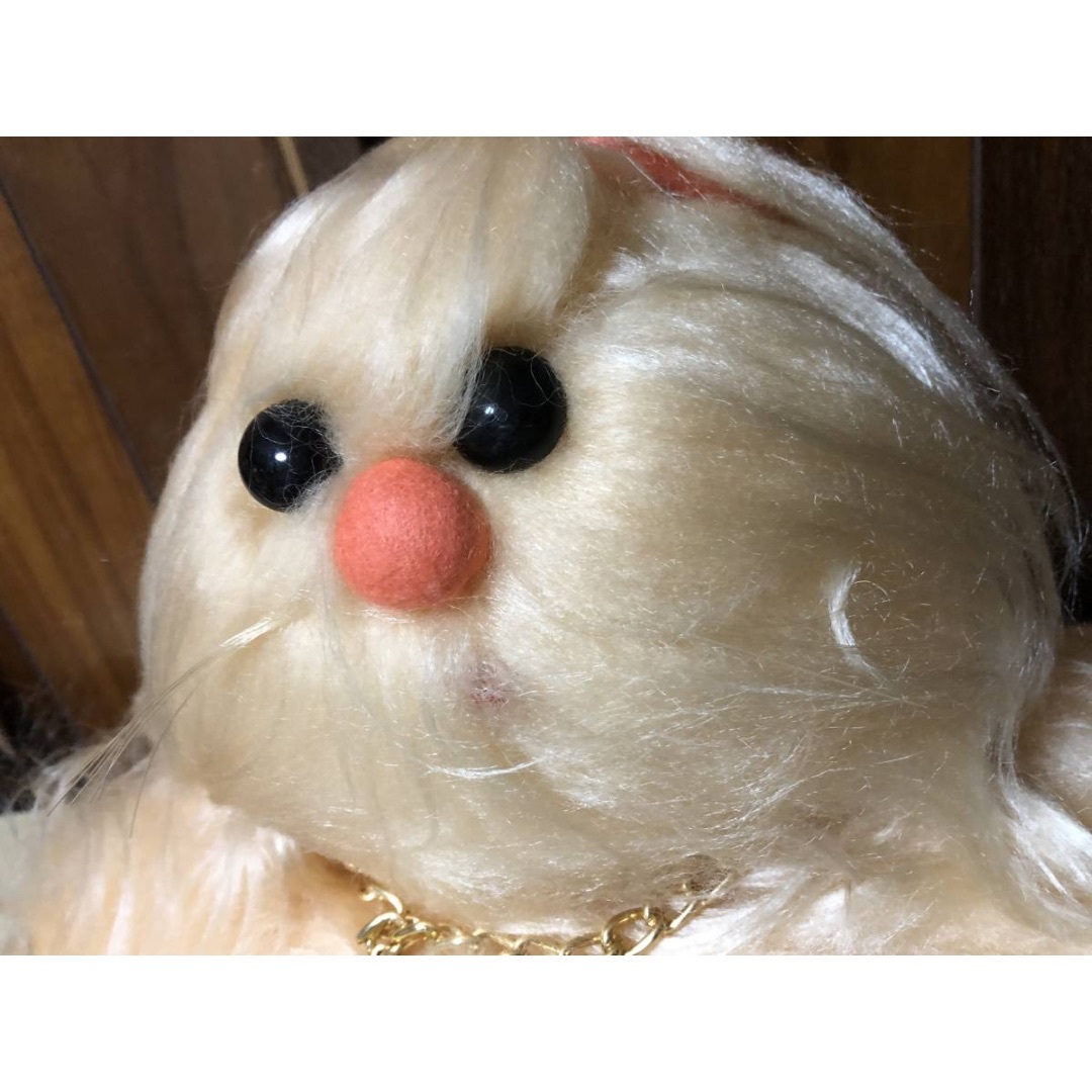 TSUZIMOTO◇ツジペット 大きめの猫のぬいぐるみ◇昭和レトロ?の TSUZIMOTO◇ツジペット 大きめの猫のぬいぐるみ◇昭和レトロ?の