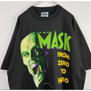 ヴィンテージ(VINTAGE)の90s mask マスク Tシャツ L シングルステッチ ムービーtシャツ(Tシャツ/カットソー(半袖/袖なし))