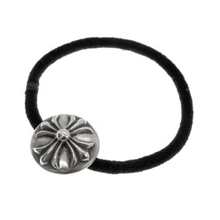 クロムハーツ(Chrome Hearts)のクロムハーツ CHROME HEARTS ■ 【 HAIRBAND CRSSBLL 】 クロス ボール ヘアゴム コンチョ ブレスレット　33752(ブレスレット)