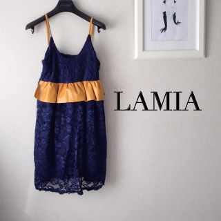 ラミア(LAMIA)の【新品】LAMIAセクシーレースワンピ(ミニワンピース)