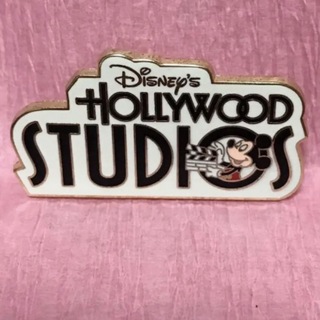ディズニー(Disney)のディズニー　ロゴ　ピントレ　ミッキー　WDW 海外　ハリウッド(バッジ/ピンバッジ)