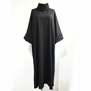 【美品】22SS　THE RERACSリラクスワンピース　ドレス　38　ブラック