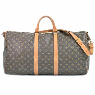 ルイヴィトン(LOUIS VUITTON)の本物 ルイヴィトン LOUIS VUITTON LV キーポル バンドリエール 55 モノグラム 2WAY ショルダーバッグ ボストンバッグ ブラウン M41414 ビトン バッグ 中古	(ショルダーバッグ)