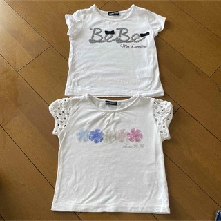 ベベ(BeBe)のべべ　Tシャツ2枚セット　100センチ(Tシャツ/カットソー)