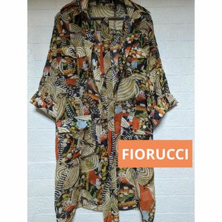 Fiorucci - 匿名配送＊フィオルッチ ☆（透け感）レディースワンピース(L)ポケット上下左右