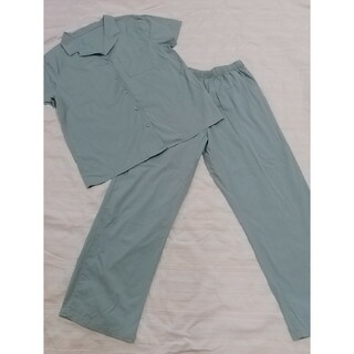 チュチュアンナ(tutuanna)のtutuanna パジャマ 上下 セットアップ 半袖 ポケット 長ズボン 緑(パジャマ)
