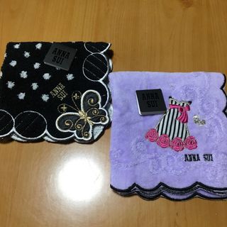 アナスイ(ANNA SUI)のANNA SUIタオルハンカチ２枚　値下げ(ハンカチ)