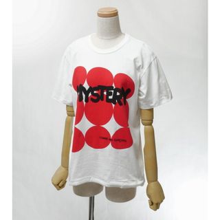 コムデギャルソン(COMME des GARCONS)の■美品■COMME des GARCONS コムデギャルソン《2019AW》MYSTERY プリント Tシャツ AD2019 レディース サイズM ホワイト コットン OD-T231 ブランド古着【中古】20210829/GI5703(Tシャツ(半袖/袖なし))