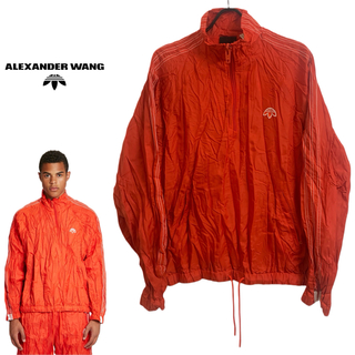 アレキサンダーワン(Alexander Wang)のALEXANDER WANG × adidas Windbreaker レッド系(ナイロンジャケット)