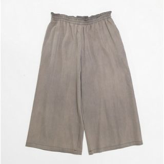 ■美品■2018SS■Y's ワイズ ワイドパンツ ガウチョパンツ レディース サイズ4 グレー系 ウール ブランド古着【中古】20210916/GI7545(その他)