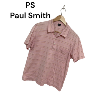 ポールスミス(Paul Smith)のPS Paul Smith ポロシャツ　ボーダー　マルチカラーストライプ　XL(ポロシャツ)