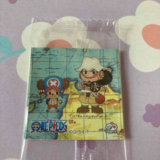 ワンピース(ONE PIECE)のワンピース　不二家　ペコちゃん　ウソップ　チョッパー　ステッカー(キャラクターグッズ)