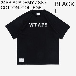 ダブルタップス(W)taps)のWTAPS 24SS ACADEMY SS COLLEGE BLACK L(Tシャツ/カットソー(半袖/袖なし))