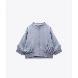 ザラ(ZARA)のZARA シルクサテン　ブルゾン(ブルゾン)