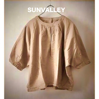 サンバレー(SUNVALLEY)のSUNVALLEY 【サンバレー 】オックスコットン7分袖プルオーバー ブラウス(シャツ/ブラウス(長袖/七分))