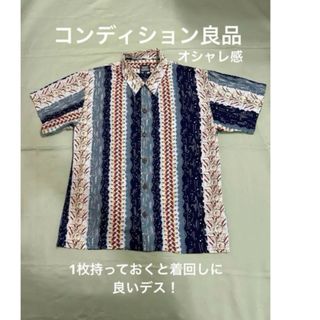 アロハシャツメンズＭ美品　シャツ半袖