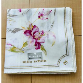 mila schon - 【新品タグ付】ミラショーン mila schon 大判ハンカチ 日本製 