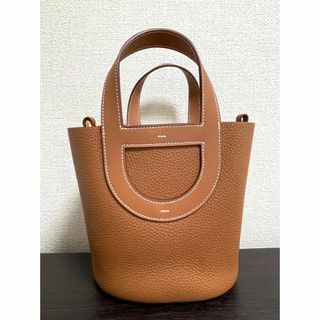 エルメス(Hermes)のエルメス イン・ザ・ループ 18 ゴールド トリヨンクレマンス ゴールド金具(ハンドバッグ)