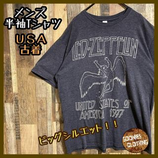 バンド バンT レッド・ツェッペリン メンズ USA古着 90s 半袖 Tシャツ(Tシャツ/カットソー(半袖/袖なし))