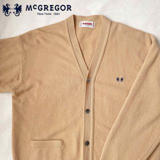 マックレガー(McGREGOR)のMcGREGOR マックレガー カーディガン スクール ベージュ L(カーディガン)