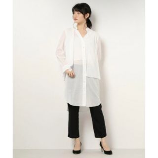 ハナエモリ(HANAE MORI)のHANAE MORI manuscrit　シャツブラウス　01　ホワイト(シャツ/ブラウス(長袖/七分))