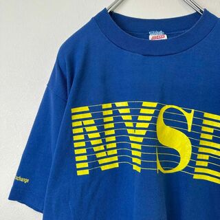 90s ビンテージ　古着　NYSE ニューヨーク　半袖tシャツ(Tシャツ(半袖/袖なし))